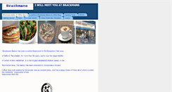 Desktop Screenshot of brackmans-bakery-coffeeshop.co.uk